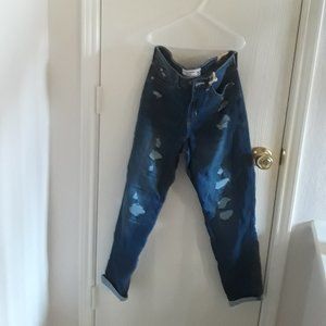 New Abercrombie Girls High Rise Boyfriend Jeans